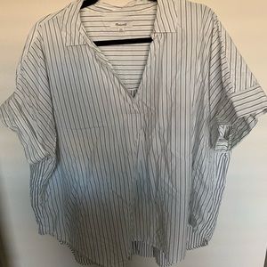 Madewell striped courier shirt